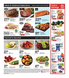 Pavilions weekly ad week 41 Page 4: Thomas' English Muffins €2,99, Harris Ranch Ground Sirloin or Ground Chuck €7,99