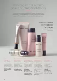 Folheto Mary Kay Página 10: PREVENÇÃO E PRIMEIROS SINAIS DE ENVELHECIMENTO Formulado com o complexo patenteado Timewise 3D