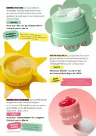 Folheto Mary Kay Página 4: MANTÉM A PELE SUAVE com um bálsamo de limpeza inovador em formato twist. que remove eficazmente