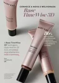 Folheto Mary Kay Página 7: Base TimeWise 3D €33,00