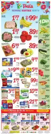 Fiesta Mart weekly ad week 41 Page 1: Large Headless Shrimp €4,99, Fresh Beef Ribeye Steak Bone-In €6,99