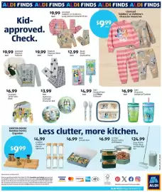 Aldi weekly ad week 42 Page 2: Peanuts Peanuts Sleep Pants €9,99, Crofton plastic pantry with sleeve €6,99