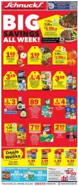 Schnucks weekly ad week 42 Page 1: Schnucks Chunk Light Tuna, Cream of Mushroom or Chicken Soup or Vegetables €0,89