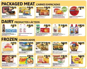 Fresco y Más weekly ad week 41 Page 5: New York Texas Garlic & Cheese Toast €3,98, Kellogg's Eggo Waffles €2,98