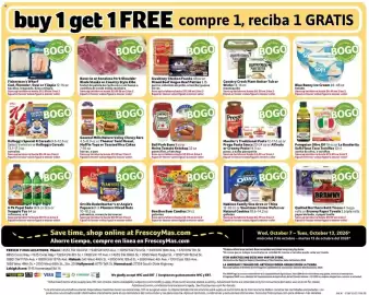 Fresco y Más weekly ad week 41 Page 8: II buy 1 get 1 FREE compre 1, reciba 1 GRATIS BUY ONE BOGO GET COMPRE BUY ONE BOGO