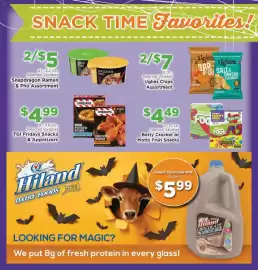 Homeland Market weekly ad Page 12: Betty Crocker or Motts Fruit Snacks €4,49, Uglies Chips Assortment €7,00
