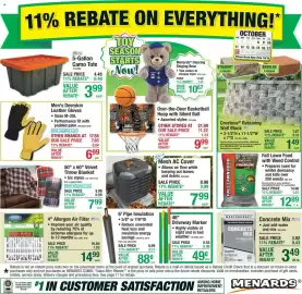 Menards weekly ad Page 1