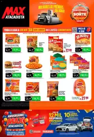 Encarte Max Atacadista Página 1: Seara - empanado €14,99, Seara - hambúrguer texas burger caixa €19,98