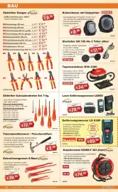 Stabilo Fachmarkt Prospekt Seite 12: Kabeltrommel H05RR-F 3G1,5mm² KesTek €74,99