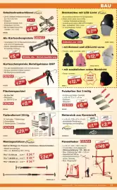 Stabilo Fachmarkt Prospekt Seite 13: Kartuschenpistole Metallgehäuse DKP DEMA €7,99, Farbrollerset 22-tlg. DEMA €29,99