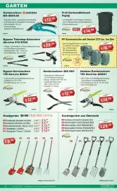 Stabilo Fachmarkt Prospekt Seite 2: Heckenschere 480 HS1 KesTek €12,99, Amboss-Gartenschere 190 Alu-Line AGSA1 KesTek €14,99