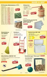 Stabilo Fachmarkt Prospekt Seite 5: Kaminholzregal "Östersund" DEMA €79,99, Sackkarre DEMA €39,99