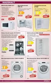 Stabilo Fachmarkt Prospekt Seite 6: Waschmaschine Smart CS1272DE/1-S CANDY €269,99, Mini-Kühlschrank DEMA €89,99