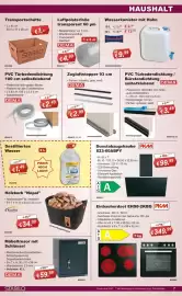 Stabilo Fachmarkt Prospekt Seite 7: Wasserkanister mit Hahn €9,99, PVC Türbodendichtung selbstklebend €2,49