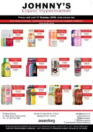 Johnny's Liquor Hypermarket catalogue Page 2: Savanna Assorted NRB €145,90, Coca Cola Or Schweppes Assorted PET €199,90