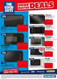 The Good Guys catalogue week 41 Page 11: SÔLT 20L 700W Microwave - Black €69,95