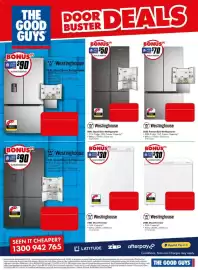 The Good Guys catalogue week 41 Page 6: THE GOOD GUYS BUSTER BONUS(F Card $50 VIA ONLINE REDEMPTION BONUS" Card $70 VIA