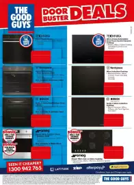 The Good Guys catalogue week 41 Page 9: = THE GOOD GUYS BUSTER DOOR DEALS TGG059347 WK15 ONLY AT THE GOOD GUYS TECHNIKA 60cm