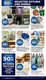 Spotlight catalogue Page 4: VIP'S SAVE 50%OFF FULL PRICE SELECTED KITCHEN AND DINING VIP'S SAVE 50%OF FULL PRICE * 185 180