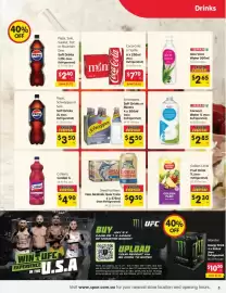 Spar catalogue week 41 Page 5: Great Northern Non Alcoholic Beer Cans €9,50, Pepsi Soft Drinks €3,50