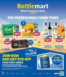 Bottlemart catalogue Page 1: Coopers Original Pale Ale €59,99, XXXX Gold €52,99