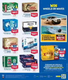 Bottlemart catalogue Page 7: Corona Extra €62,99, Tooheys New €110,00