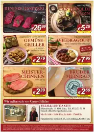 Wegschaider Flugblatt Seite 2: Bruder Meinrad €2,69, Tante Poldi Blunzn €5,29