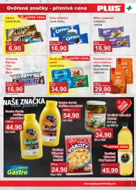 PLUS JIP leták Strana 5: Snickers, Bounty, Twix, Twix white, Mars €16,90