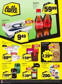 Calle reklamblad Sida 1: Jägermeister €139,99, Omo vaskemiddel €200,00