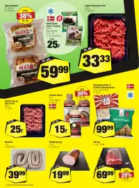 Calle reklamblad Sida 14: Medister €39,99, Hamburgerryg €1.999,00