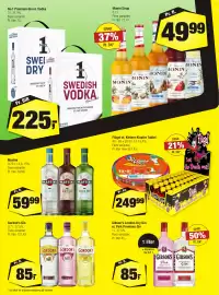 Calle reklamblad Sida 20: Gordon's Gin €85,00, Gibson's pink premium gin €59,50