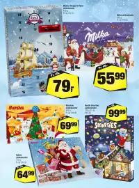 Calle reklamblad Sida 6: Nestlé Smarties Julekalender €99,99, Marabou Julekalender €69,99