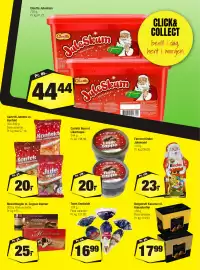 Calle reklamblad Sida 7: Mozartkugler el. Cognac Bönner €25,00, Carletti Julemix el. Konfekt €20,00