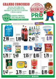 Volantino PRO7 Supermercati Pagina 4: Coca Cola classica/zero €1,89, Galbani santa lucia ricotta classica €0,99