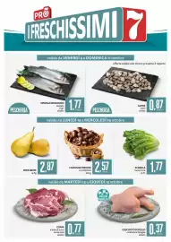 Volantino PRO7 Supermercati Pagina 8: Castagne fresche €2,57, Pere Abate €2,87
