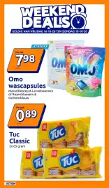 Action folder week 42 Pagina 22: Tuc Classic €0,89, Omo wascapsules €7,98