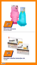 Action folder week 42 Pagina 7: Energizer alkaline batterijen AA €1,99, Siliconen bakvorm €2,99