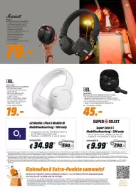 MediaMarkt Prospekt woche 41 Seite 2: JBL Tune 510BT Bluetooth® On Ear- Kopfhörer €19,00