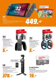 MediaMarkt Prospekt woche 41 Seite 3: Joy-Con 2-Lenkrad im Zweierset €5,00, Joy-Con 2-Aufladehalterung Nintendo Switch €5,00