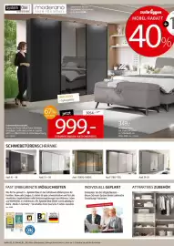Zurbrüggen Prospekt Seite 2: Schwebetürenschrank €999,00, Bettbank Bosa €349,00