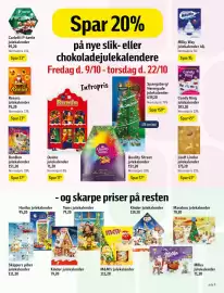 Føtex tilbudsavis uge 41 Side 11: Reeses julekalender €95,20, Spar 20% på nye slik- eller chokoladejulekalendere