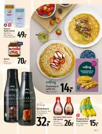 Føtex tilbudsavis uge 41 Side 13: Hansens flødeis marked €49,00, Salling Pandekage & vaffel mix €14,00