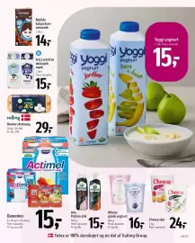 Føtex tilbudsavis uge 41 Side 19: Arla Lactofree økologisk mælk €15,00, Danske skrabeæg €29,00