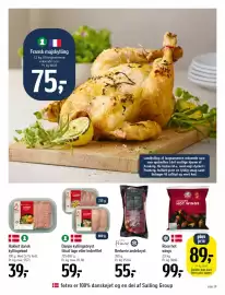 Føtex tilbudsavis uge 41 Side 26: Fransk majskylling €75,00, Danpo kyllingebryst tilsat lage eller inderfilet €59,00