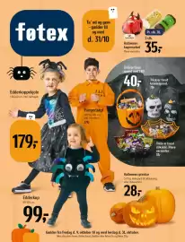 Føtex tilbudsavis uge 41 Side 44: Halloween kagemarked €35,00, Trick or treat spand med LED €40,00