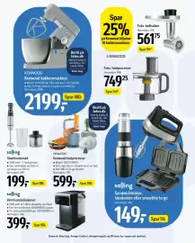 Føtex tilbudsavis uge 41 Side 56: Kenwood foodprocessor €599,00, Stavblendersæt €199,00
