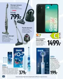 Føtex tilbudsavis uge 41 Side 58: Støvsuger med pose €799,00, Samsung Galaxy A26 5G 128GB €1.499,00