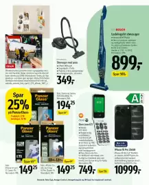 Føtex tilbudsavis uge 41 Side 59: BOSCH Ledningsfri støvsuger €899,00, Spar 25% på PanzerGlass €259,00