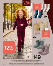Føtex tilbudsavis uge 41 Side 72: Velourcardigan eller -bukser €129,00, Strømper til børn €59,00