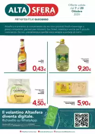 Volantino Altasfera Pagina 1: Prosciutto cotto Granrosa Casa Modena €4,50, Olio girasole alto oleico RIBATTI €9,20